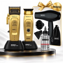 Mrd Pro HC90 Profesyonel Saç Sakal Kesme ve Mrd Pro GMT90 Profesyonel Saç Sakal Çizim Altın Renk Hediyeli Set