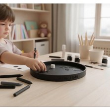 Major Hobi Duyusal Oyun ve Etkinlik Tepsisi - Montessori Aktarma ve Oyun Tepsisi - Siyah