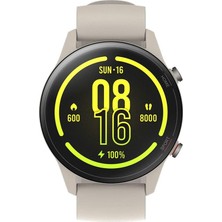 Mi Watch Akıllı Saat (1,39 Inç Amoled Hd Ekran; Kan Oksijen Içeriği, Kalp Atış Hızı, Stres Seviyesi, Uyku Döngüsü; Gps; 17 Spor Modu; 5 Atm; 16 Gün Pil Ömrü) Bej