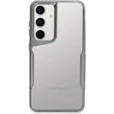Bezos Samsung Galaxy S24 Uyumlu Kılıf Boyi Silikon Kapak - Gümüş
