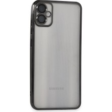Bezos Samsung Galaxy A05 Uyumlu Kılıf Lensli Silikon - Siyah