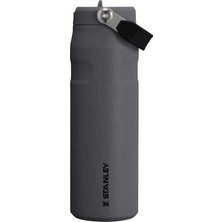 Flip Straw 2.0 Sports Water Bottle With Straw 0.7l - 10 Hours Cold - 2 Days Iced - Stainless Steel - Bpa Free - Leak Resistant - Fits In Cup Holder - Dishwasher Safe - Charcoal