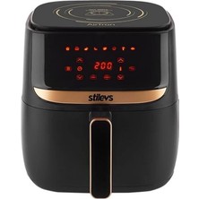 Airtron Terazili Sıcak Hava Fritözü Siyah - AF-600