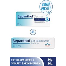 Lexroo Cilt Bakım Kremi 30 G + Onarıcı Bakım Merhemi 50 G
