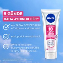 Lexroo SUPER10 Serum Etkili Vücut Losyonu SPF15 170 Ml, Aydınlatıcı, Nemlendirici, C Vitamini, Niasinamid