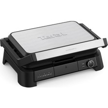 Supergrill 3in1 Xl 8 Porsiyon Kapasiteli 2200 Watt Barbekü Izgara ve Tost Makinesi - Inox