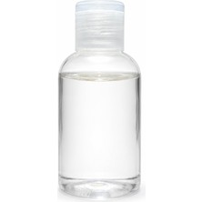 Lexroo 50 Adet 50 ml Boş Plastik Şişe OM61 Şeffaf Kapak