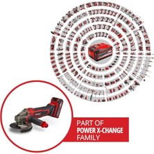 Burada Bulabilirsin Akülü Avuç Taşlama Te-Ag 18/125-2 Li (1 x 4.0 Ah) Power X-Change (18 V, 125 mm Ø Disk, 33 mm Kesme Derinliği, Yumuşak Başlatma Özelliği, 4.0 Ah Akü Dahil)