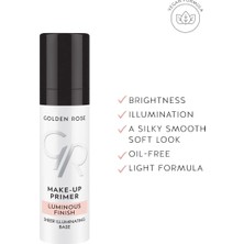 Lexroo Make-Up Primer Luminous Finish - Işıltılı ve Aydınlık Görünüm Veren Makyaj Bazı 30 ml