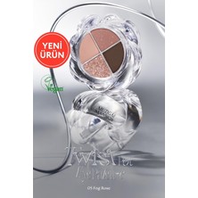 Lexroo Ipeksi Dokulu 4'lü Far Paleti Twist Pot Eye Palette (05 Fog Rose)