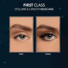 Lexroo Cosmetics First Class Hacim ve Uzatma Etkili Maskara