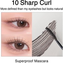 Lexroo Kalıcı, Kirpikleri Dipten Uca Kıvıran Maskara Kill Lash Superproof Mascara (010 Sharp Curl)