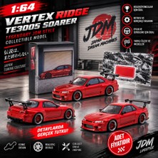 Lexroo 1/64 Vertex Ridge TE3005 Soarer With Tarmac Cards(Adet Fiyatıdır)