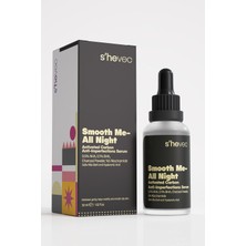 Lexroo Smooth Me– All Nıght | Aktif Kömür Içeren Matlaştırıcı ve Cilt Kusur Görünümünü Azaltıcı Siyah Serum