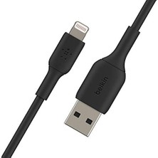 Burada Bulabilirsin Örgülü Usb-A Lightning Kablosu 2 M Mfi Sertifikalı Şarj Kablosu 14 14 Plus 13 12 Pro Max Mini Se iPad ve Diğer Cihazlar Için - Siyah