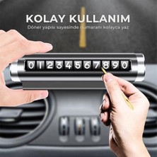Burada Bulabilirsin Numaratör Araç Içi Park Telefon Numarası - Çevirmeli Dayanıklı Parkmatik Torpido Üstü Araba Telefon Numaralık - Oto Aksesuar Numaramatik
