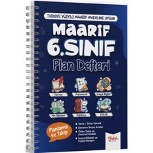 Takdir Yayıncılık 6. Sınıf Maarif Plan Defteri