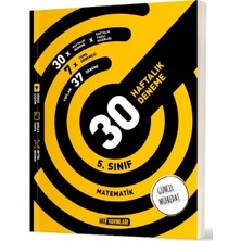 Hız Yayınları 5. Sınıf Matematik 30 Haftalık Deneme