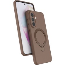Northcity Samsung Galaxy A57 5g Uyumlu Regal Magsafe Standlı Kapak - Çöl Titanyum