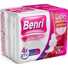 2 Adet Benri Hijyenik Ped Uzun 7'li