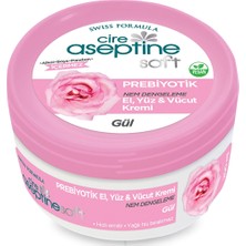 5 Adet Cire Aseptine Soft Gül Özlü Nem Dengeleyici ve Besleyici Prebiyotikli Krem 200 ml