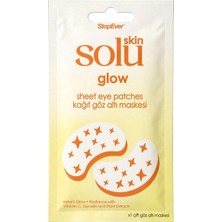 5 Adet Stopever Skin Solu Glow Kağıt C Vitaminli Göz Altı Maskesi