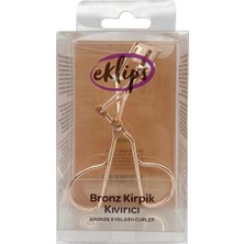 4 Adet Eklips Bronz Kirpik Kıvırıcı