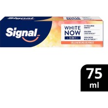 5 Adet Signal White Now 3 In 1 Güçlendirilmiş Diş Minesi Shine With Care Diş Macunu 75 ml