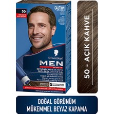 2 Adet Schwarzkopf Men Perfect Saç Boyası 50 Açık Kahve