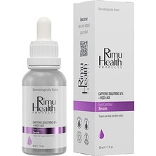 Rimu Health Products 2 Adet Rimu Health Göz Altı Aydınlatıcı ve Kırışıklık Karşıtı Bakım Serumu 30 ml (Caffeine %6 - Regu Age)