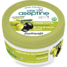 5 Adet Cire Aseptine Soft Zeytinyağlı Nemlendirici Pürüzsüzleştirici Prebiyotikli Krem 300 ml