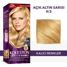 3 Adet Wella Koleston Intense Saç Boyası 9/3 Açık Altın Sarısı