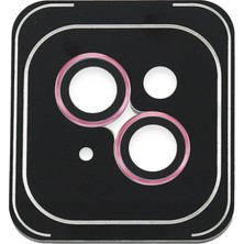 Efnaz Style Joko Apple iPhone 14 Pvd Metal Kamera Lens - Pembe