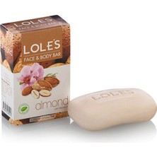 2 Adet Lole's Katı Sabun Badem Bitkisel 100 gr