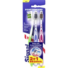 3 Adet Signal Diş Fırçası Performance 2+1 30 gr