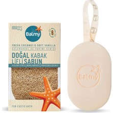 2 Adet Balmy Doğal Kabak Lifli Sabun Fresh Coconut & Soft Vanilia 1 Adet