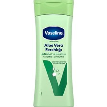 2 Adet Vaseline Vücut Losyonu Aloe Vera Ferahlığı Kuru Ciltler Için 400 ml