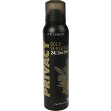 4 Adet Privacy Deodorant Gold Sensation 150 ml