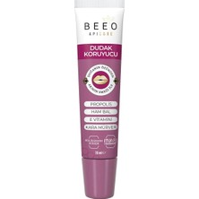 Beeo Apicare Dudak Koruyucu Krem Kara Mürver 10 ml