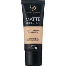2 Adet Golden Rose Matte Perfection Fondöten No:natural 4 35 ml