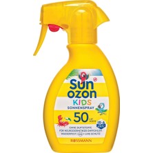 Sun Ozon 2 Adet Sunozon Çocuk Güneş Koruyucu Sprey 50SPF Hassas Cilt 250 ml