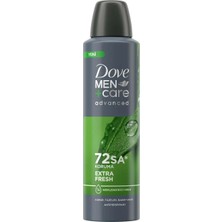 5 Adet Dove Men Care Advanced Erkek Deodorant 72 Saat Koruma Extra Fresh 150 ml