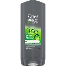 5 Adet Dove Men Care Duş Jeli Body, Face&hair Extra Fresh 400 ml