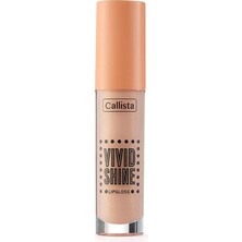 2 Adet Callista Vivid Shine Lipgloss Nemlendiricili Dudak Parlatıcısı 106 Vanilla Goddess Nude 1 Adet