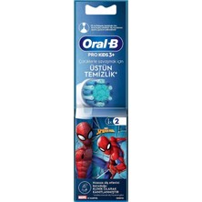 3 Adet Oral-B Şarjlı Diş Fırçası Yedek Başlığı Spiderman 2 Adet