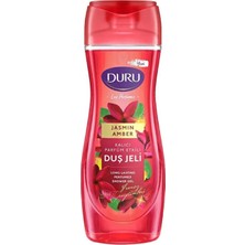 3 Adet Duru Duş Jeli Lux Perfumes Jasmin & Amber 450 ml