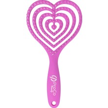 5 Adet Proco Beauty Saç Fırçası 3D Esnek Love 1 Adet