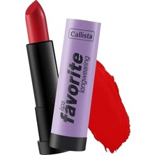 3 Adet Callista Lips Favorite Longwearing Lipstick Ruj 302 Planet Red Kırmızı 1 Adet