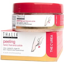 4 Adet Thalia Natural Beauty El & Ayak Kütikül Bakım Peelingi Üre & Jojoba Yağı Içerikli Onarıcı 200 gr