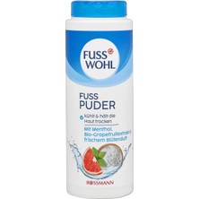 3 Adet Fusswohl Ayak Pudrası Ferah Çiçek Kokulu 100 gr